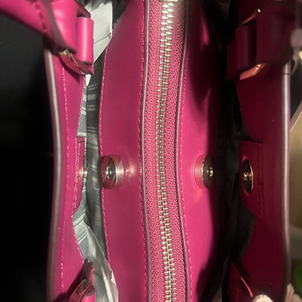 Fiorelli Mini Top Handle Satchel, Raspberry. - Picture 6 of 7